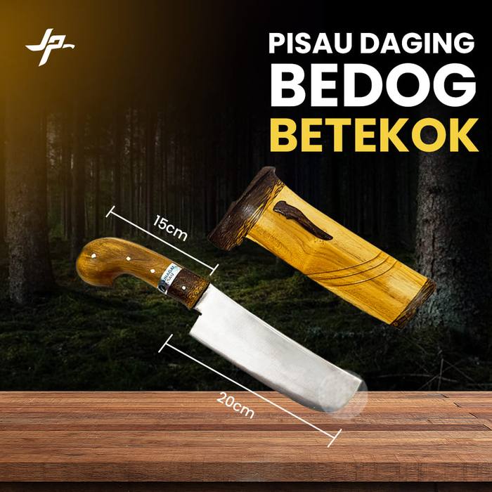Pisau Daging Bedog Betekok 20cm